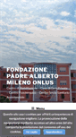 Mobile Screenshot of fondazionemileno.it